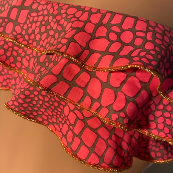 Onda de Mar Strapless Ruffle Swimsuit Worn once M - Picture 8 of 10